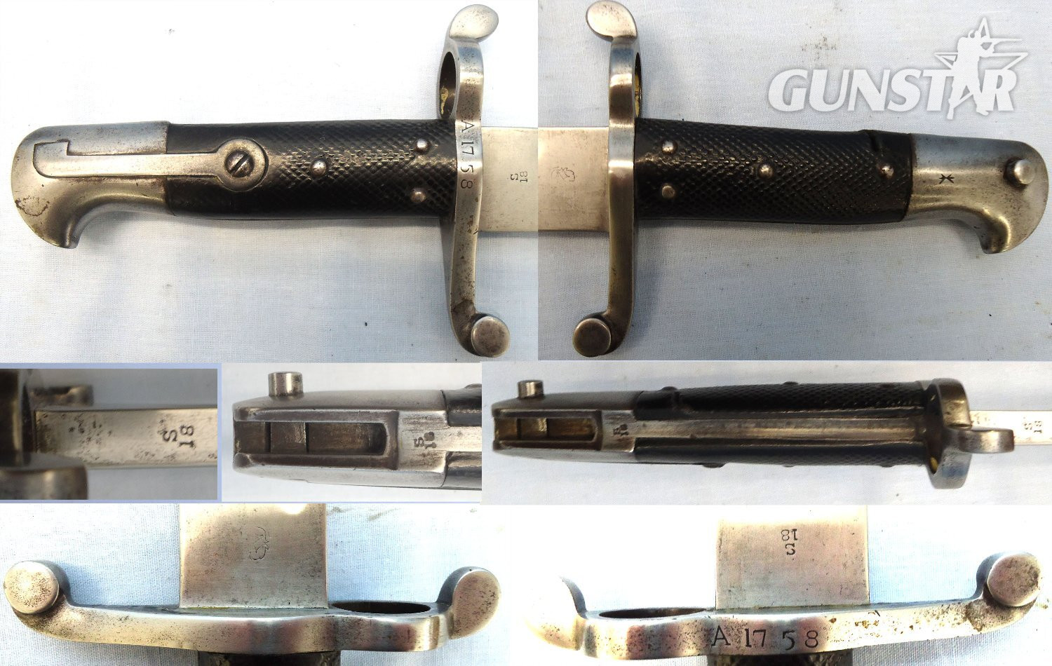 British, Pattern 1860 Yatahgan Sword Bayonet And Steel Scabbard. Sn - 23238 Bayonet