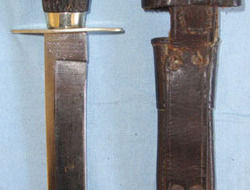 Rodgers & Sons Sheffield WW1 Era British Officer’s Private Purchase Bowie Trench Knive