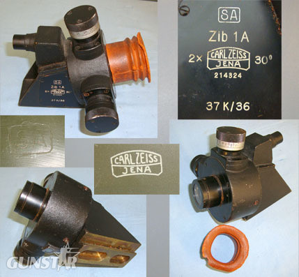  Carl Zeiss Transit Cased WW2 German Supplied Finnish Army ‘SA’ Marked Carl Zeiss Jena Optic Sight & Optic