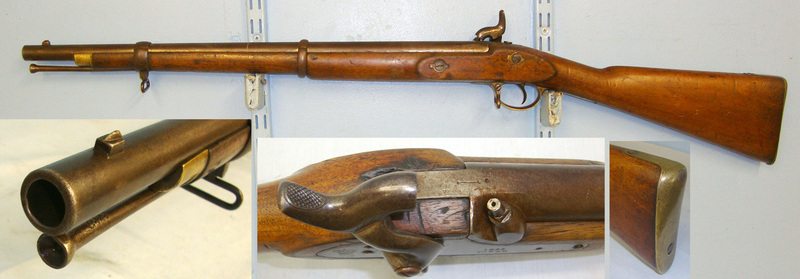  Royal Small Arms Factory (Enfield) Stock Impressed ‘Barnett Gunmakers London’. Muzzleloader .577 Rifle