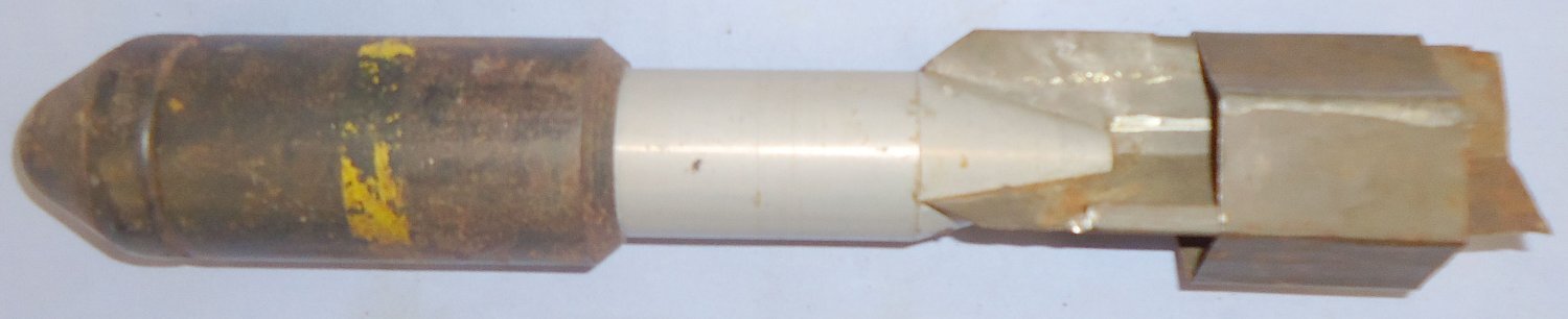  RARE-INERT DEACTIVATED* Rare Japanese WWII Type 2 1/3 Kg Hollow Charge HEAT (High Explosive Anti-Tank) Cluster Bomb. Sn 16086:5. RARE-INERT DEACTIVATED* Rare Japanese WWII Type 2 1/3 Kg Hollow Charge HEAT (High Explosive Anti-Tank) Cluster Bomb. Sn 16086:5.  Other Ammunition