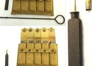 INERT DEACTIVATED. Original WW2 US Army Thompson Webbing 5 x 20 Round Magazine Pouch, 5 x 20 Round Magazines, Inert Rounds, Cleaning Rod and Oil Bottle. MISC 1051 INERT DEACTIVATED. Original WW2 US Army Thompson Webbing 5 x 20 Round Magazine Pouch, 5 x 20 Round Magazines, Inert Rounds, Cleaning Rod and Oil Bottle. MISC 1051 Various  Machine Gun