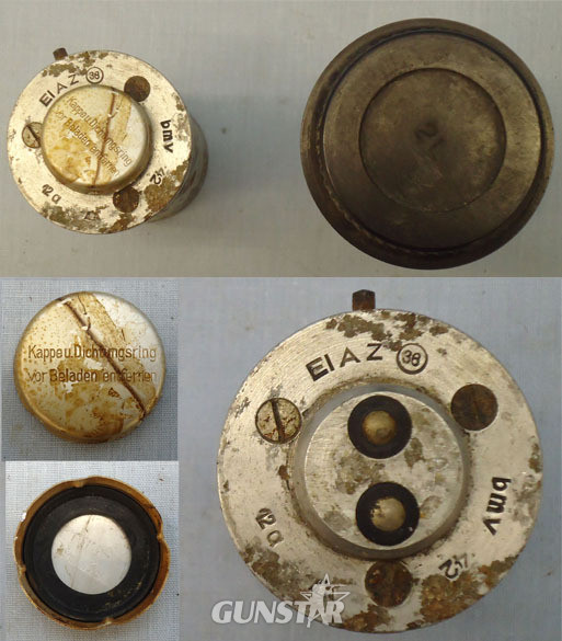 INERT DEACTIVATED, WW2, 1942 Dated German No38 Bomb Fuse And Bakelite Transit Container. - O 1692 INERT DEACTIVATED, WW2, 1942 Dated German No38 Bomb Fuse And Bakelite Transit Container. - O 1692  Other Ammunition in 