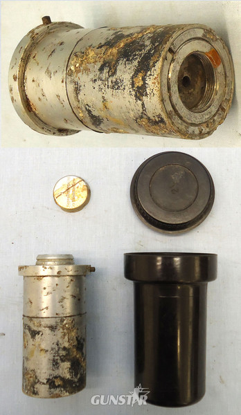INERT DEACTIVATED, WW2, 1942 Dated German No38 Bomb Fuse And Bakelite Transit Container. - O 1692 INERT DEACTIVATED, WW2, 1942 Dated German No38 Bomb Fuse And Bakelite Transit Container. - O 1692  Other Ammunition