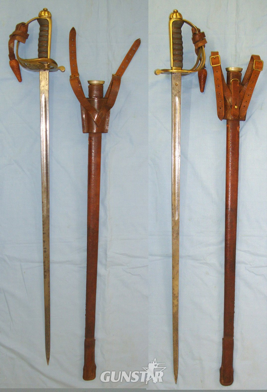  NAMED WITH PROVENANCE**Eire Irish Defence Forces Officer’s Sword With Scabbard & Sam Browne Pattern Frog To Commandant Francis Xavier Flanagan of the IDF Ordnance Corps Died In Service 1961 With Associated Antecedents, Service Records & Paperwork. ED 30 Sword