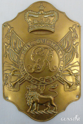 C1803-1812 British General Service Stove Pipe/Shako Plate. BA 385. C1803-1812 British General Service Stove Pipe/Shako Plate. BA 385. Other Accessory