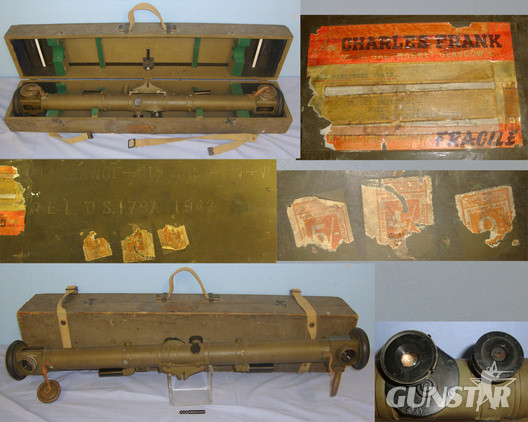  Transit Cased, WW2 1944 Canadian Research Enterprises Ltd Contract Barr & Stroud Glasgow Scotland No 12 MK VI Rangefinder With Post WW2 1952 Gift Presentation Plate, WW2 1942 Dated Transit Case With Charles Franks Glasgow Suppliers Label. OPT 798 -  Sight & Optic
