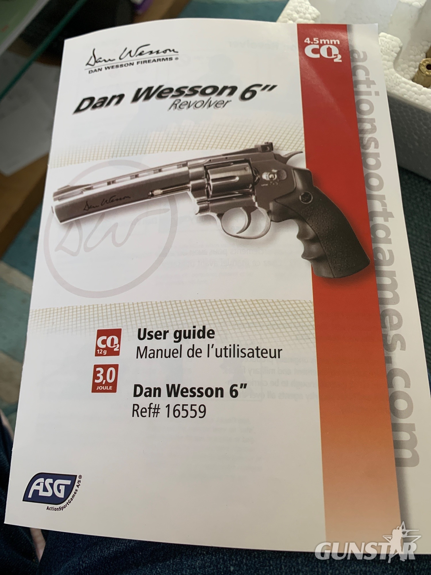  ASG Dan Wesson Dan Wesson 715 6” 4.5mm