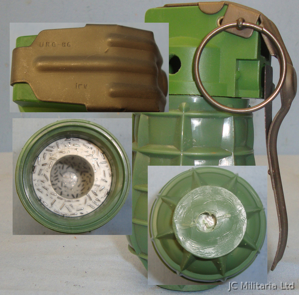 *INERT DEACTIVATED* ‘Czech URG 86 Plastic Anti-personnel Grenade’. O 1645. *INERT DEACTIVATED* ‘Czech URG 86 Plastic Anti-personnel Grenade’. O 1645.  Other Ammunition