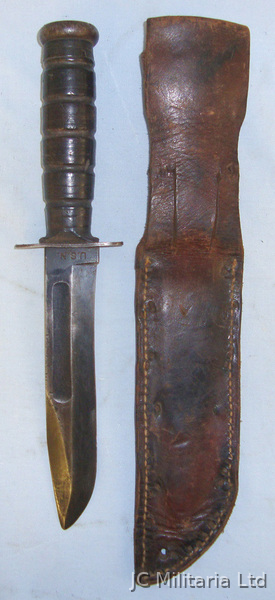  **VERY RARE**WW2 U.S.N (United States Navy) 1st Type, MK 2 (Early Ka-Bar) Fighti Knive