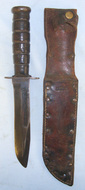 **VERY RARE**WW2 U.S.N (United States Navy) 1st Type, MK 2 (Early Ka-Bar) Fighti Knive