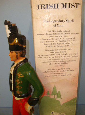 Irish Mist Liquer Co Ltd Tullamore Republic Of Ireland (Eire). Irish Mist Liqueur Promotional Hand Painted Ceramic Decanter In The Form Of An ‘ Other Accessory