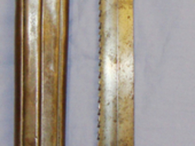 Very Rare* German Sawback M1898/05 Bayonet and Steel Scabbard. BAYO 801. Bayonet
