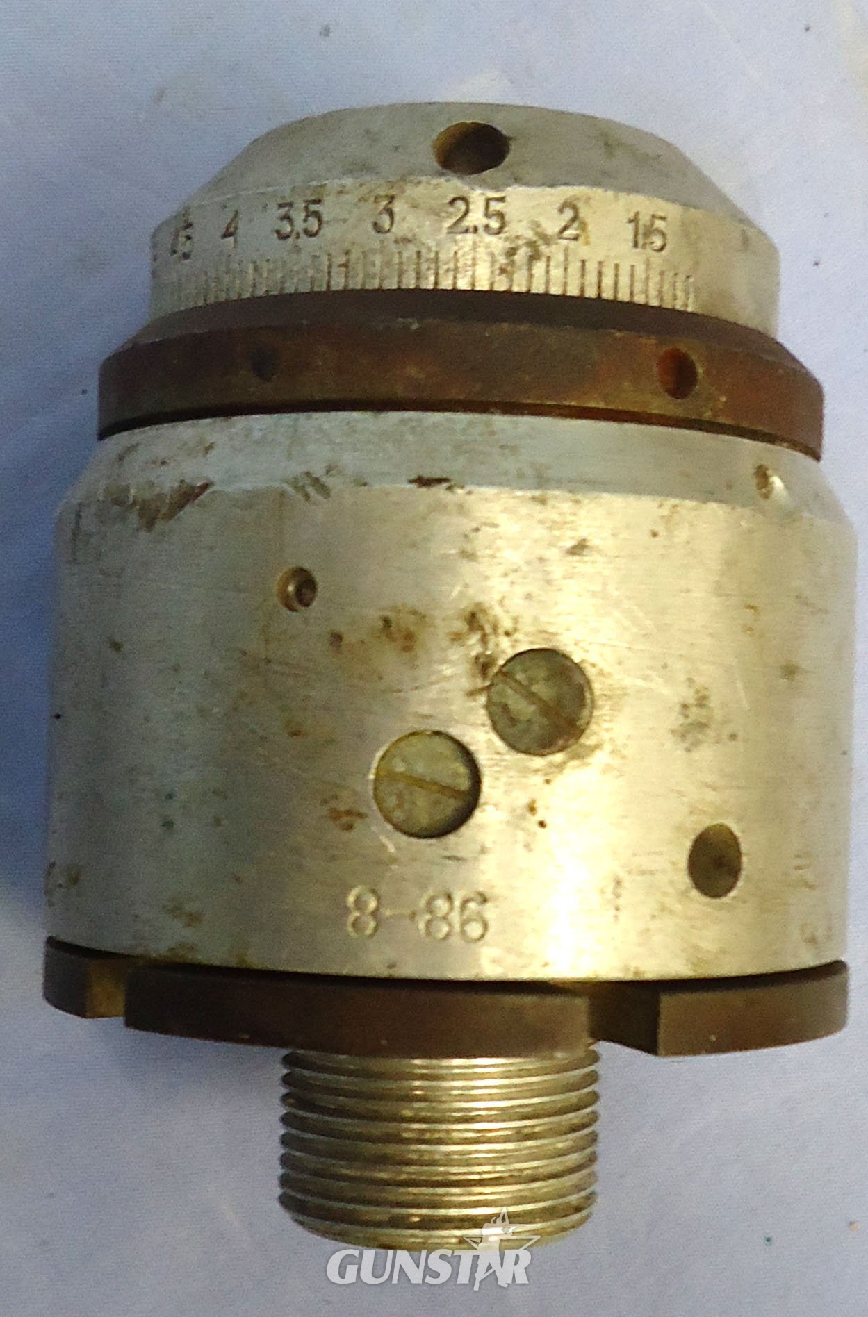{CATEGORY} - INERT DEACTIVATED. Russian ATK-10EB (h0;Ti0;-10j9;h1;) Flare / Cluster Bomb Fuze. - O 2249 INERT DEACTIVATED. Russian ATK-10EB (h0;Ti0;-10j9;h1;) Flare / Cluster Bomb Fuze. - O 2249  Other Ammunition in 