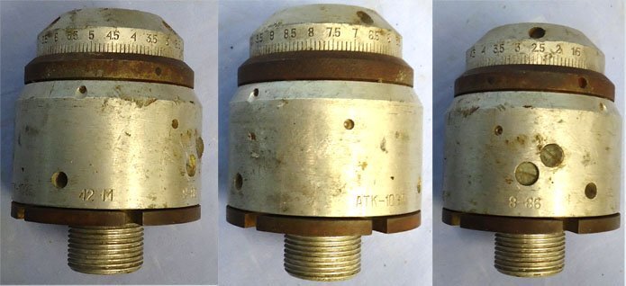 INERT DEACTIVATED. Russian ATK-10EB (h0;Ti0;-10j9;h1;) Flare / Cluster Bomb Fuze. - O 2249 INERT DEACTIVATED. Russian ATK-10EB (h0;Ti0;-10j9;h1;) Flare / Cluster Bomb Fuze. - O 2249  Other Ammunition