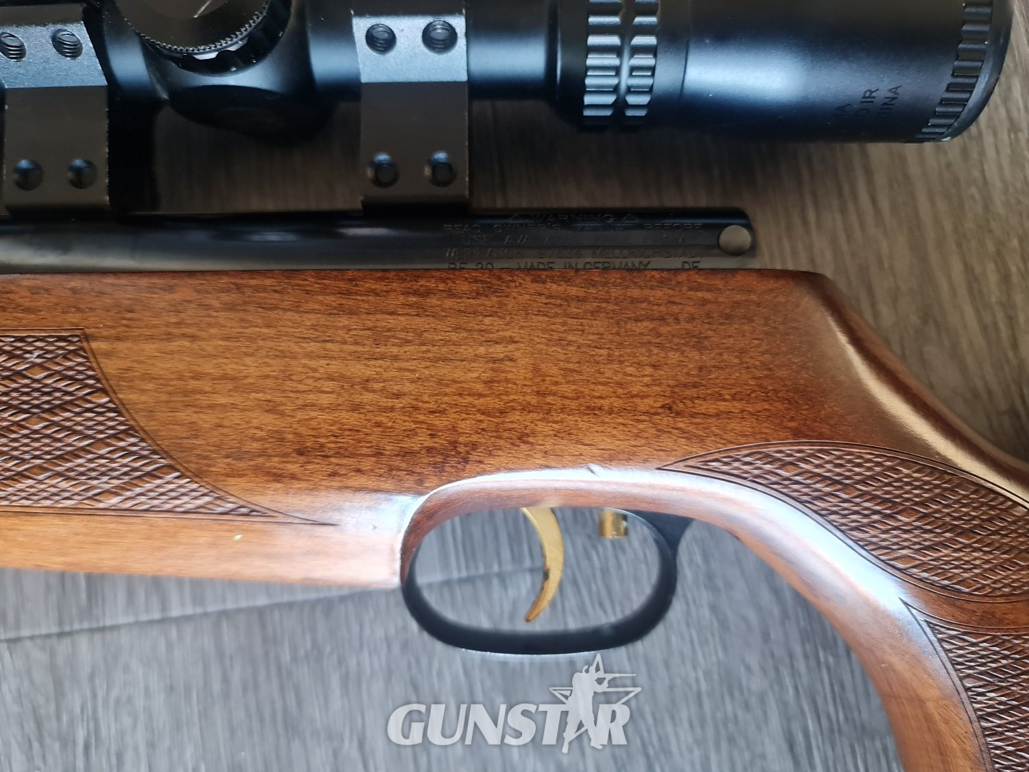 {CATEGORY} - Weihrauch HW 97K .22 + Hawke panorama EV 3-9×50 AO IR scope HW97 K .22 in 