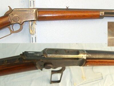 Post 1905-1922 Marlin USA Model 97 (1897) .22 Long Rifle Calibre Lever Action Carbine With Tube Magazine **COCKS & DRY FIRES**UK 2015 DEACTIVATION**Sn 23633:3 lever action rifle Lever Action None Rifle