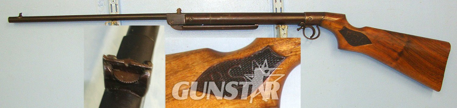  1932-1939 BSA 'Breakdown Pattern’ .177 Calibre Break Action Air Rifle With ‘B’ Prefix Serial Number. Sn 23159 air rifle .177