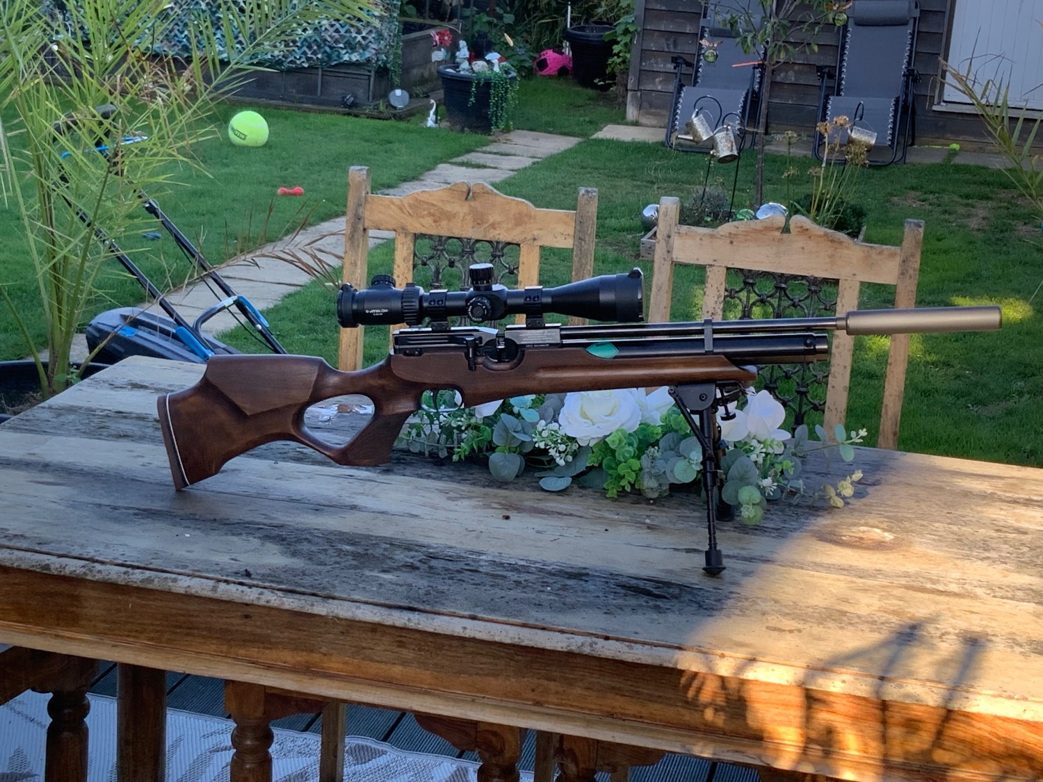 Weihrauch 100x Weihrach walnut 100x .22