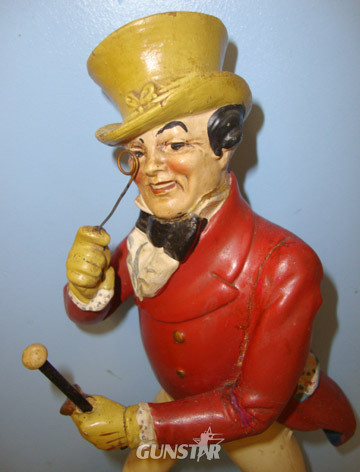  Johnnie Walker Whisky "Born 1820-Still Going Strong" Hand Painted Wooden Stridin Johnnie Walker Whisky "Born 1820-Still Going Strong" Hand Painted Wooden Stridin Other Accessory