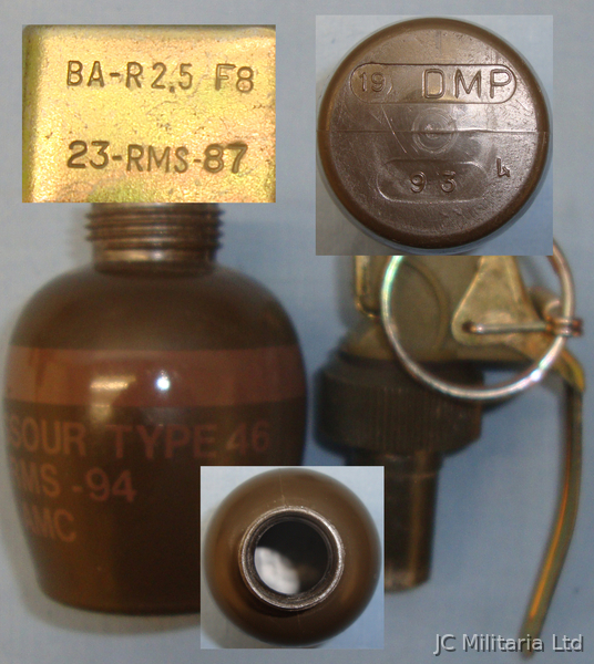 *Inert* French ‘Grenade Type 46’. O 1646. *Inert* French ‘Grenade Type 46’. O 1646.  Other Ammunition
