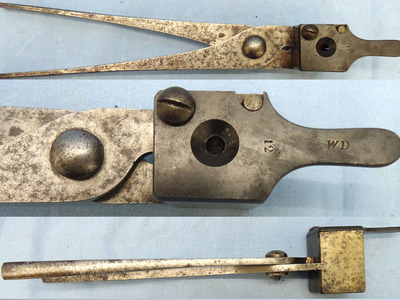 Rare, British WD Marked .702” Pattern 1851 Minie Rifle 4 Groove Rifleing Steel Bullet Mould. Sn - 19561 Rare, British WD Marked .702” Pattern 1851 Minie Rifle 4 Groove Rifleing Steel Bullet Mould. Sn - 19561 Muzzleloader None Rifle