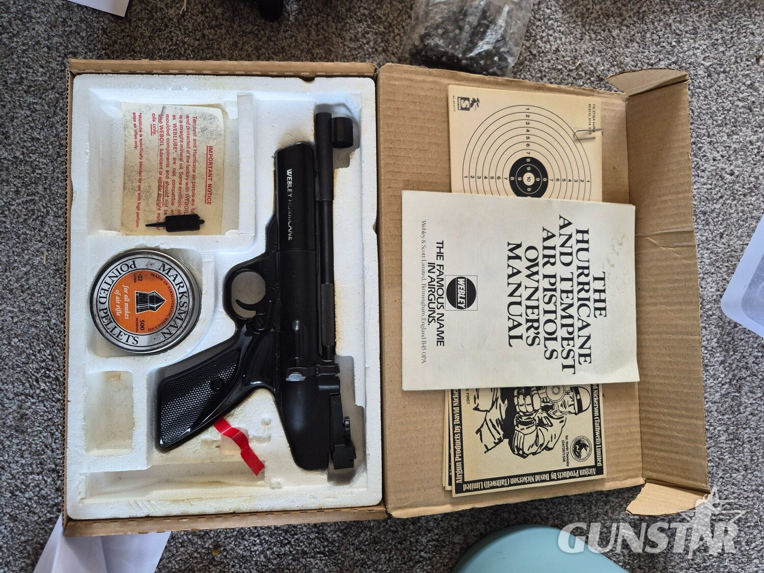 Webley & Scott Webley and Scott Hurricane .22 in 