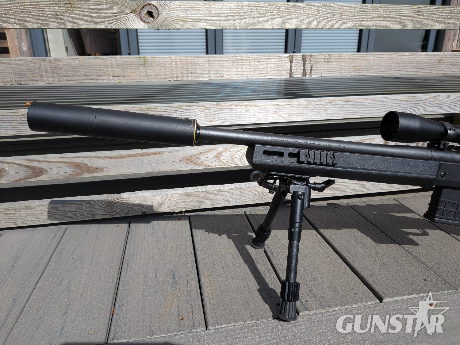  Remington 700 SPS Tactical- Magpul hunter chassis and magazine well  Bolt Action .223 Rifle