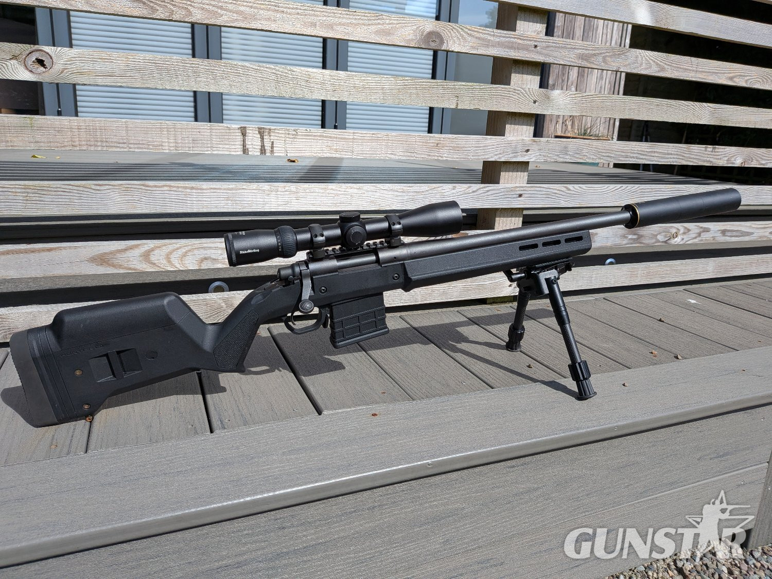 Remington 700 SPS Tactical- Magpul hunter chassis and magazine well  Bolt Action .223 Rifle - {CATEGORY} in 