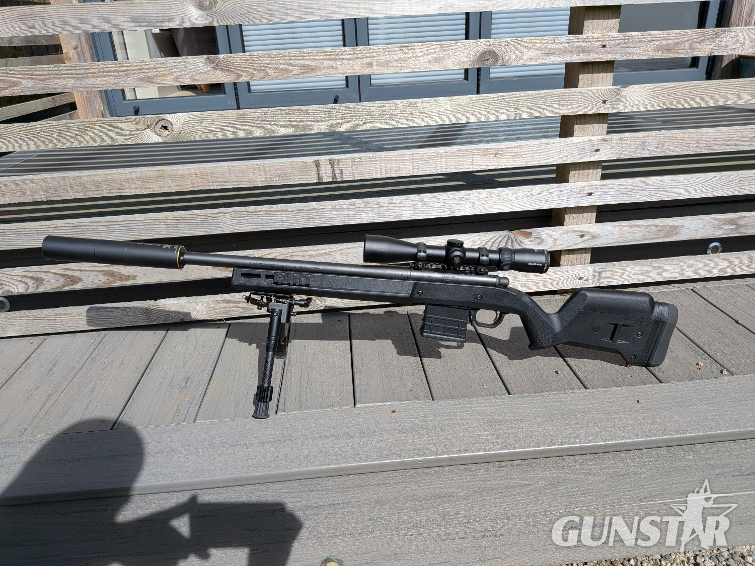 Remington 700 SPS Tactical- Magpul hunter chassis and magazine well  Bolt Action .223 Rifle - {CATEGORY}