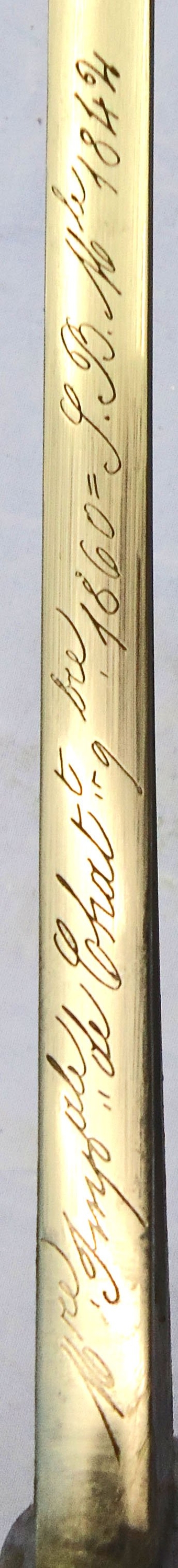 {CATEGORY} - French, M1842/59 Bayonet and Scabbard. BAYO 379 Bayonet
