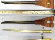 French, M1842/59 Bayonet and Scabbard. BAYO 379 Bayonet