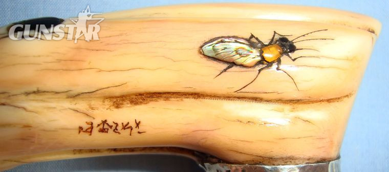 Gentleman’s Japanese Or Chinese Shibayama Bone Handled Walking Stick Inlaid Inse Other Blade