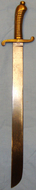 855 Pattern Imperial Prussian Infantry Pioneer’s Brass Hilt Short Sword Faschinenmesser (Fascine Knife)  ED 2364. Sword