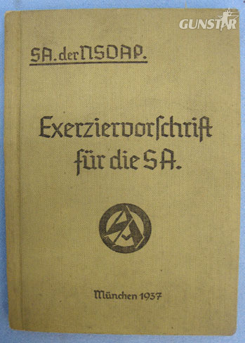 Nazi S.A. der NSDAP 'Exerziervorschrift' (Drill Regulations) Pocket Book. Nazi S.A. der NSDAP 'Exerziervorschrift' (Drill Regulations) Pocket Book. Other Accessory in 