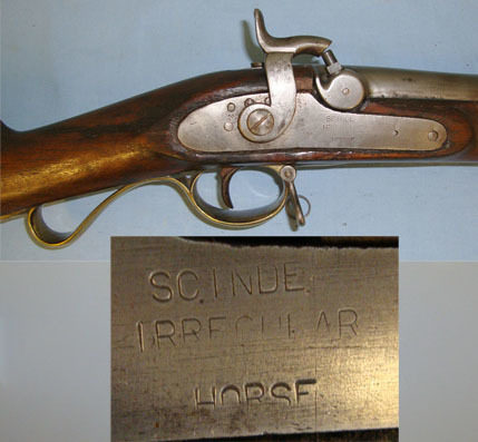  Enfield Enfield Pattern .700 Calibre Percussion Cavalry Carbine With captive Steel Ram R Muzzleloader .70 Cal Muzzleloader Rifle