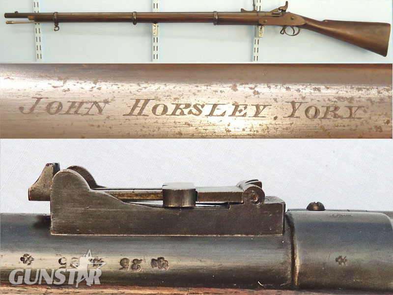 John Horsley MINT BORE, Victorian British Volunteer/ Militia Private Purchase John Horsley of York .577 Snider Obsolete Calibre 3 Band Enfield Rifle. Sn - 20785 Single Shot .45 Rifle