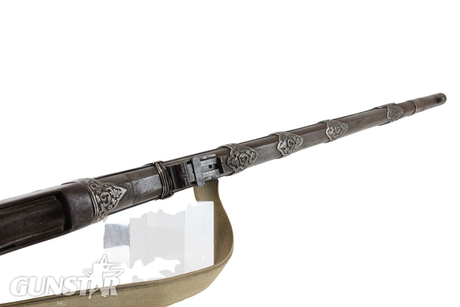Martini Henry Arabized Martini Henry Single Shot .577/450 Martini-Henry Rifle - {CATEGORY} in 