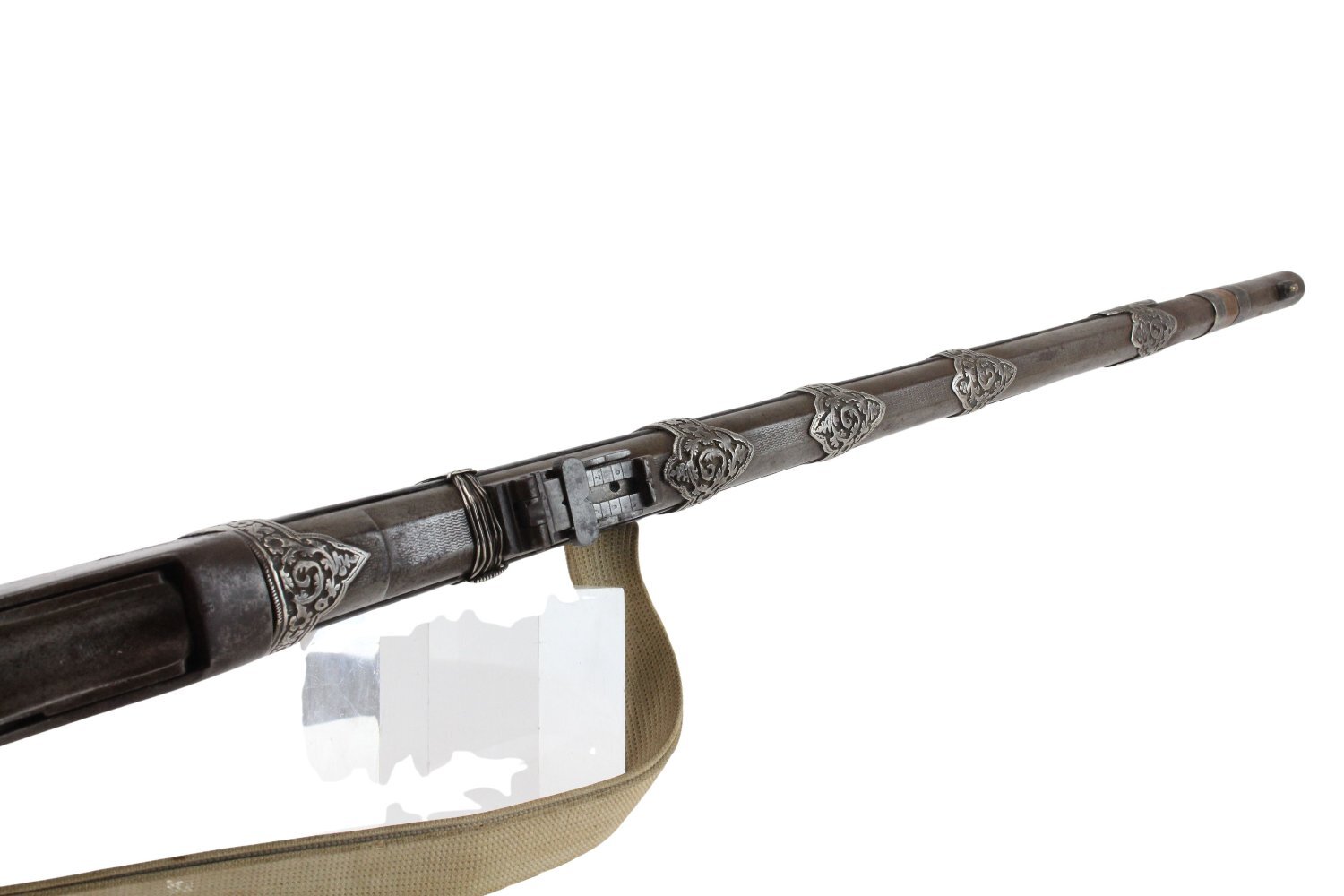 Martini Henry Arabized Martini Henry Single Shot .577/450 Martini-Henry Rifle - {CATEGORY} in 