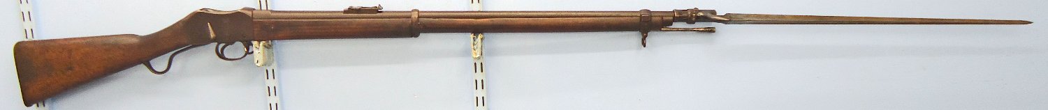 Martini Henry British, Martini Henry MK II, 1888 Dated, Rifle .577x .450 Obsolete Centre Fire Calibre Service Rifle by B,S.A & M Co & P1876 Pattern Bayonet. Sn - 22335 Single Shot .45 Rifle - {CATEGORY} in 