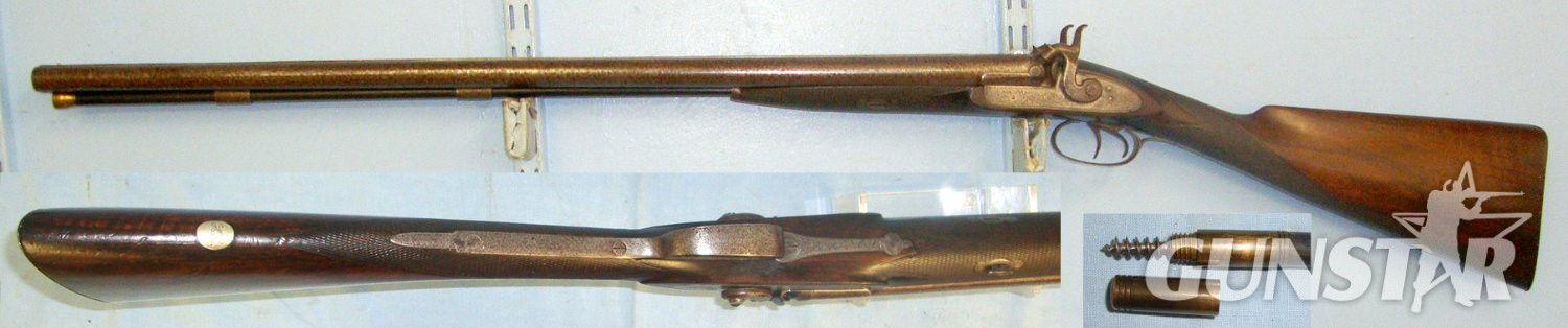  Beckwith (London) Muzzle Loading Percussion Shotgun. Sn 22577 Muzzleloader 16 Bore/gauge