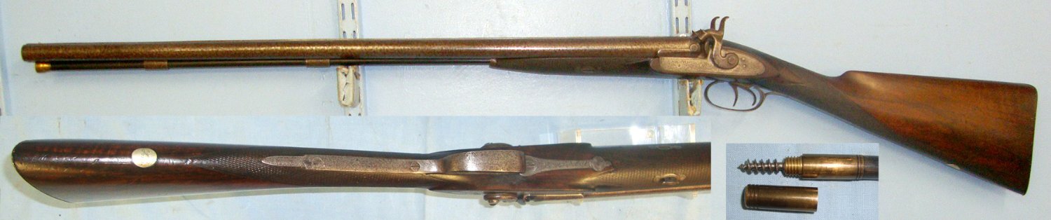  Beckwith (London) Muzzle Loading Percussion Shotgun. Sn 22577 Muzzleloader 16 Bore/gauge