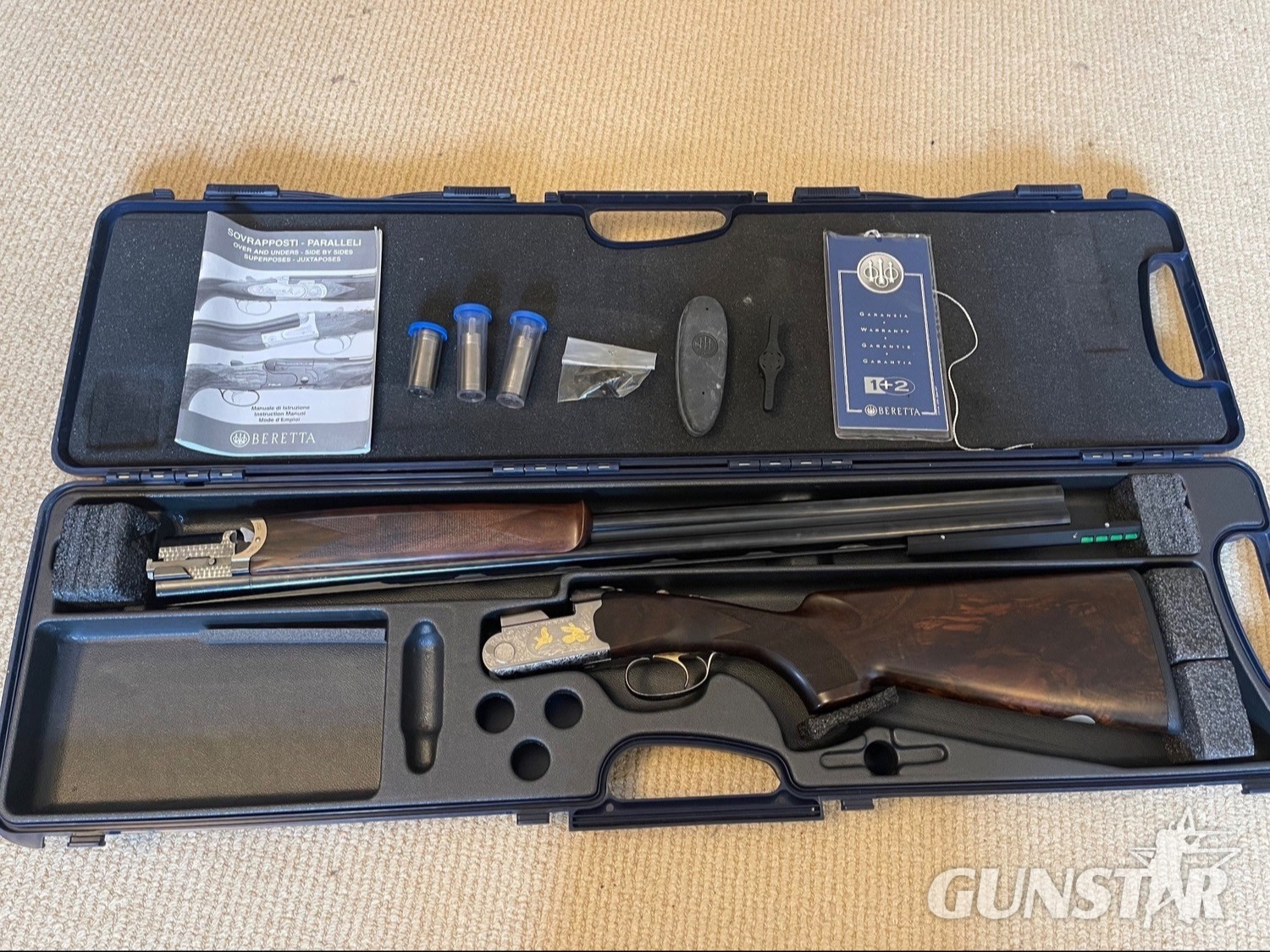 Beretta Ultralight Deluxe 12 Guage  Beretta Ultralight Deluxe - 12 Guage - over and under Over and Under 12 Bore/gauge in 