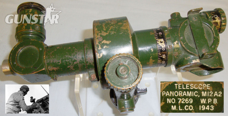 WW2 1943 U.S. Military M12A2 Panoramic Artillery Gun Telescopic Sight. OPT 793. OPT 793. WW2 1943 U.S. Military M12A2 Panoramic Artillery Gun Telescopic Sight. OPT 793. OPT 793. Sight & Optic in 