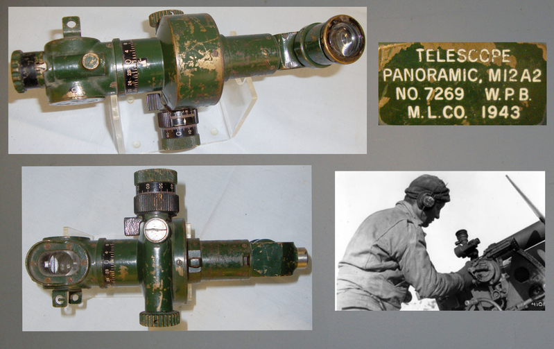 WW2 1943 U.S. Military M12A2 Panoramic Artillery Gun Telescopic Sight. OPT 793. OPT 793. WW2 1943 U.S. Military M12A2 Panoramic Artillery Gun Telescopic Sight. OPT 793. OPT 793. Sight & Optic
