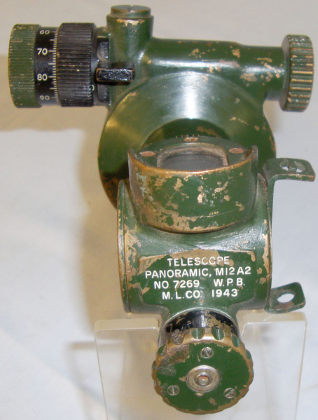  WW2 1943 U.S. Military M12A2 Panoramic Artillery Gun Telescopic Sight. OPT 793. OPT 793. WW2 1943 U.S. Military M12A2 Panoramic Artillery Gun Telescopic Sight. OPT 793. OPT 793. Sight & Optic