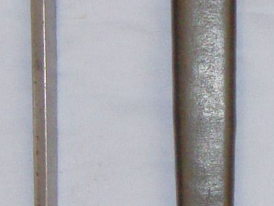 Original* Regiment marked 18th Century 3” Socket Bayonet for the Brown Bess Muzzle Loading Flintlock Muskets and Later Scabbard. BAYO 373. Bayonet