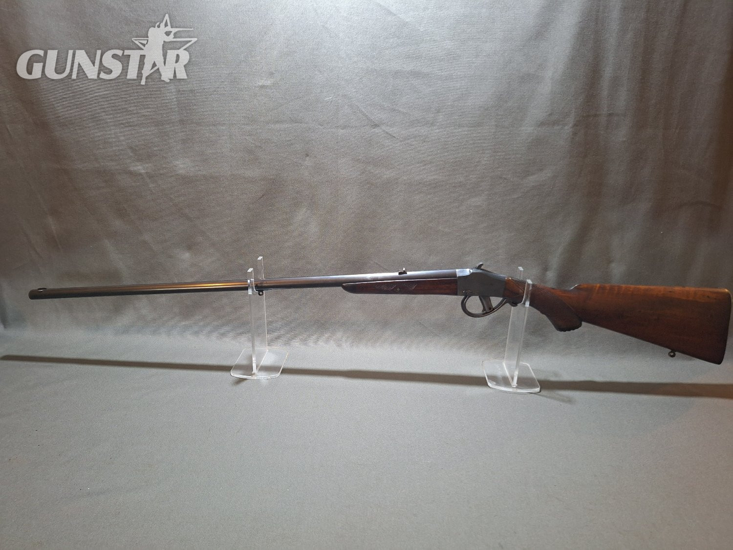 Belgian Falling Block Single Shot Obsolete Rifle in 