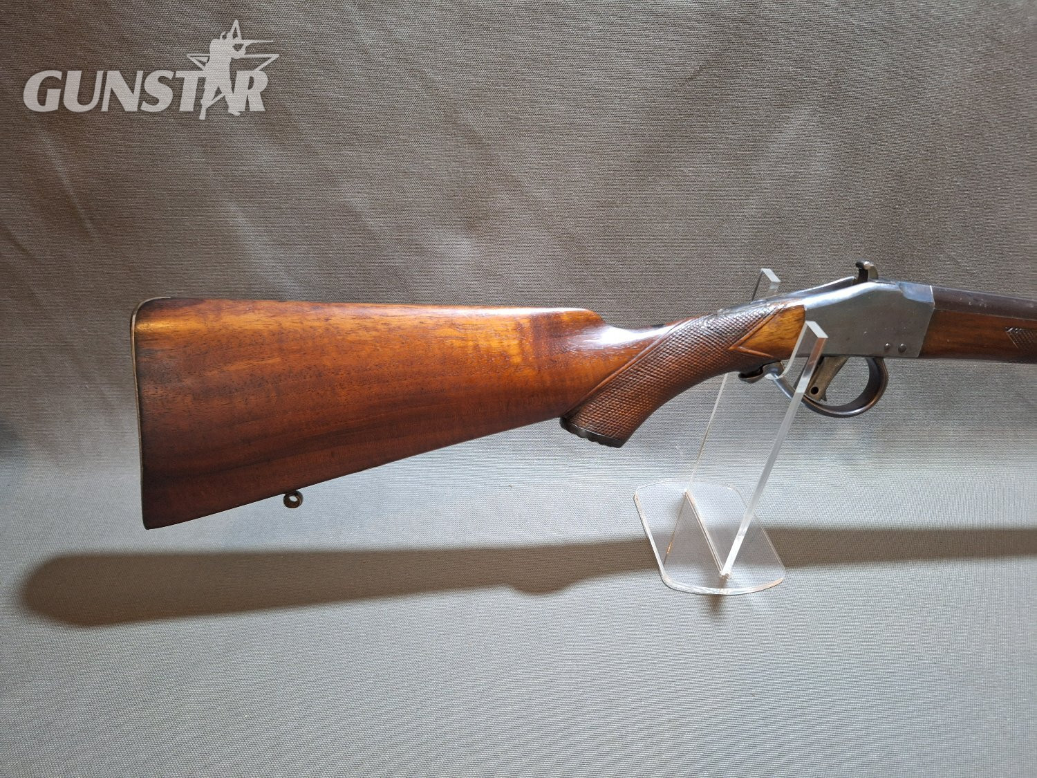 Belgian Falling Block Single Shot Obsolete Rifle 