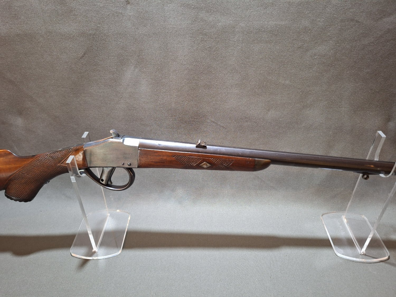 {CATEGORY} - Belgian Falling Block Single Shot Obsolete Rifle in 